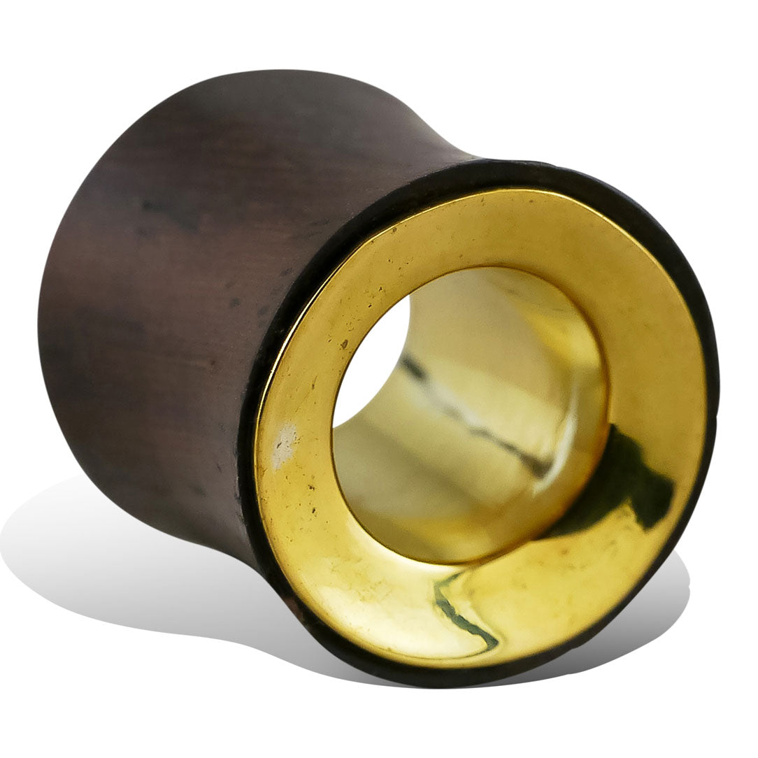Brass Tunnels - Brown Wood