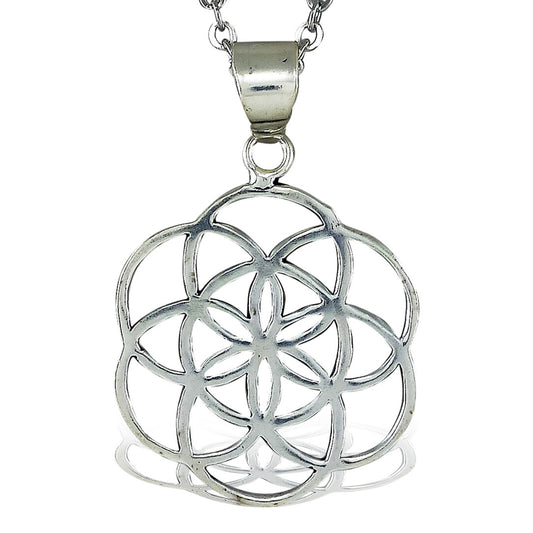 Seed of Life - Silver Pendant