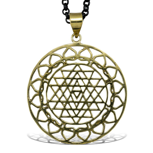 Sri Yantra Life - Brass Pendant