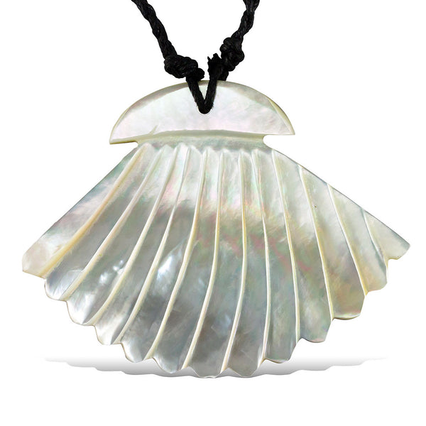 Ocean Fan Shell Pendant