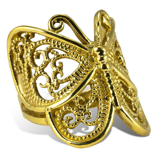 Mariposa Ring - Brass